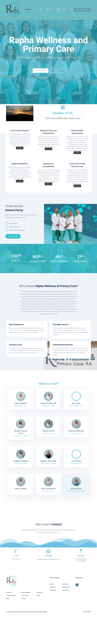Rapha Wellness and Primary Care team photo