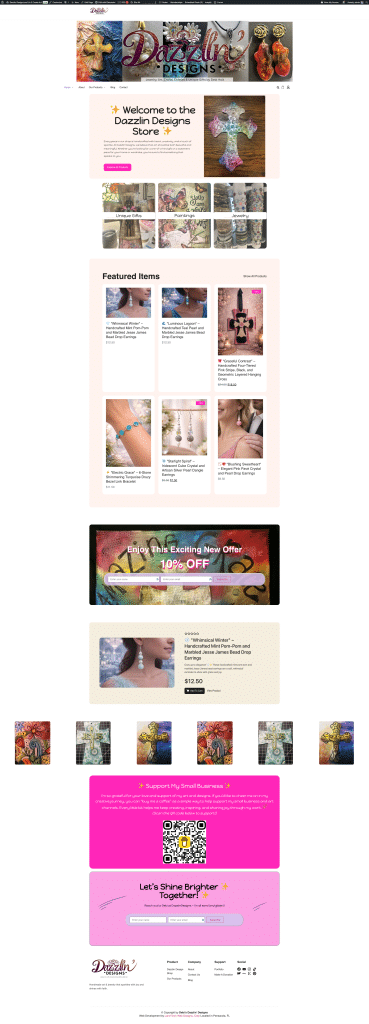 Debi's Dazzlin Desings, a Ecommerce Site