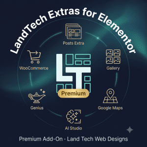 LandTech Extras for Elementor premium add-on features
