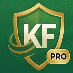 Green shield logo with KF and Pro badge