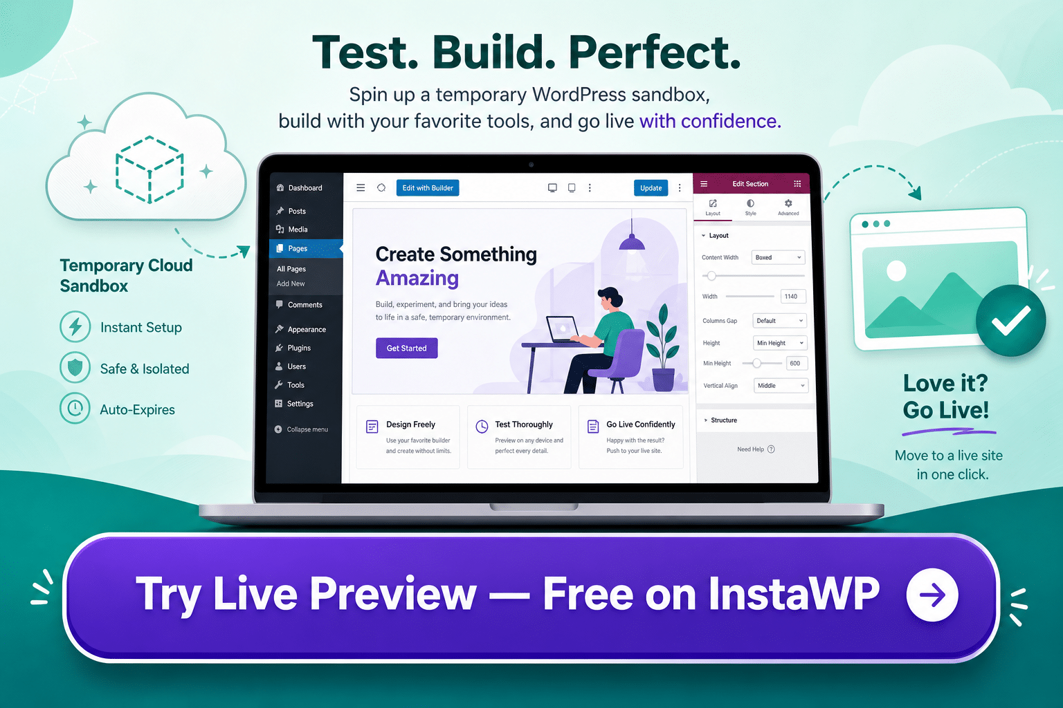 Try LandTech Extras for Elementor live preview on InstaWP